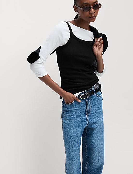 2pk Pure Cotton Vest