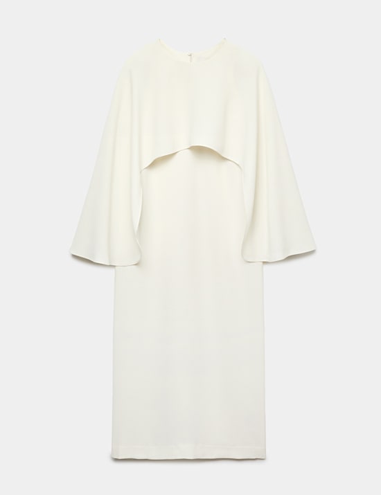 Cape Midaxi Dress