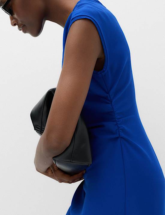 Cinched Midi Column Dress