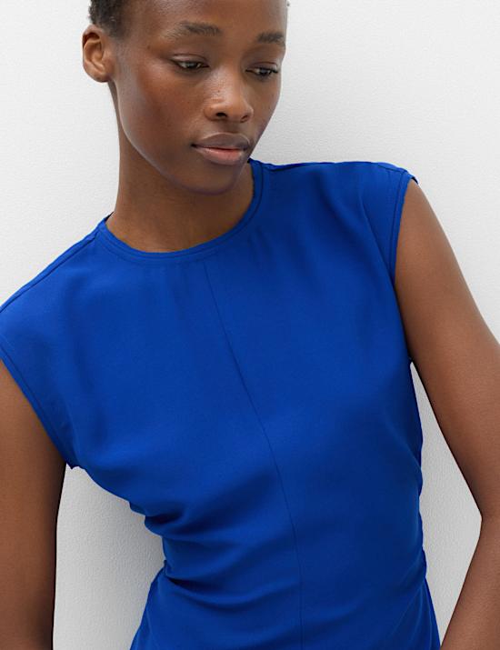 Cinched Midi Column Dress