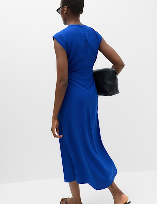 Cinched Midi Column Dress