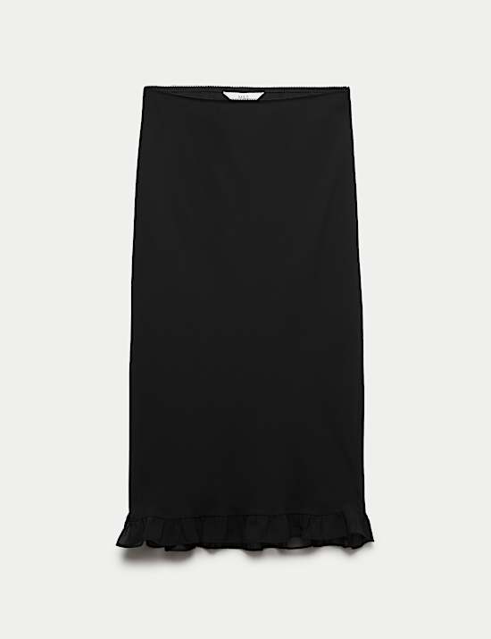 Chiffon Knee Length Slip Skirt