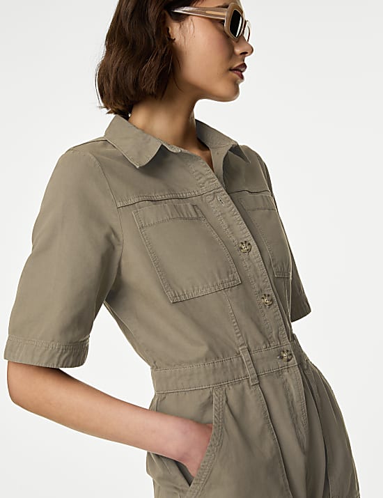 Celana Terusan Serbaguna Katun Murni Kancing Depan