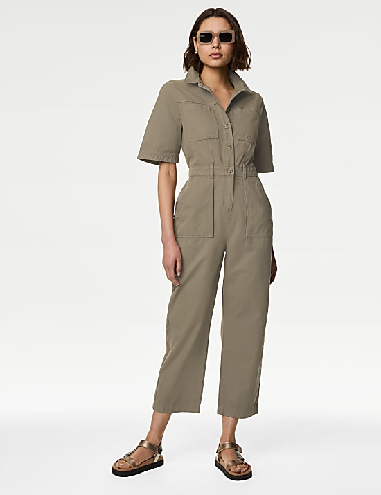 Celana Terusan Serbaguna Katun Murni Kancing Depan