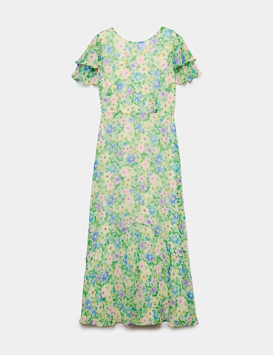 Floral Midi Tea Dress