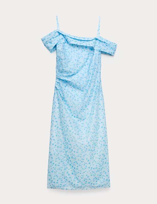 Lyocell Rich Floral Midi Dress