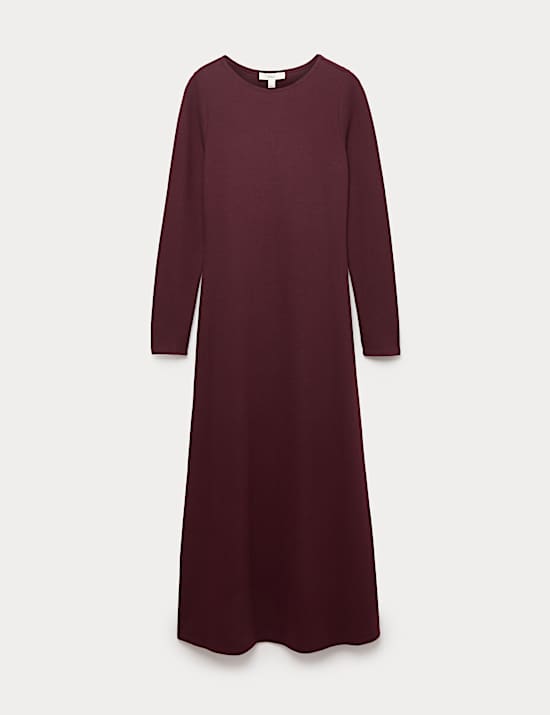 Cotton Rich Cosy Midi Column Dress