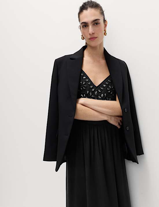 Embellished Sweetheart Neckline Midi Cami Dress