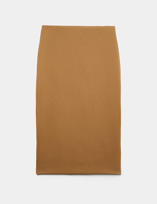Jersey Midi Pencil Skirt