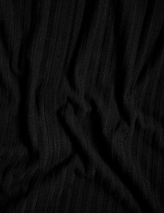 Robe midi coupe droite &agrave; encolure ronde