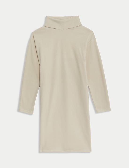Roll Neck Mini Jumper Dress