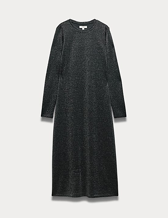 Jersey Sparkly Midi Column Dress