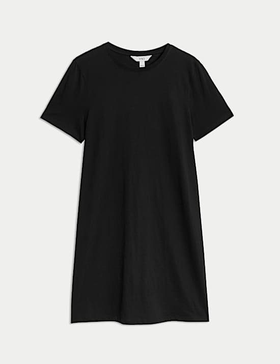 Pure Cotton Mini T-Shirt Dress