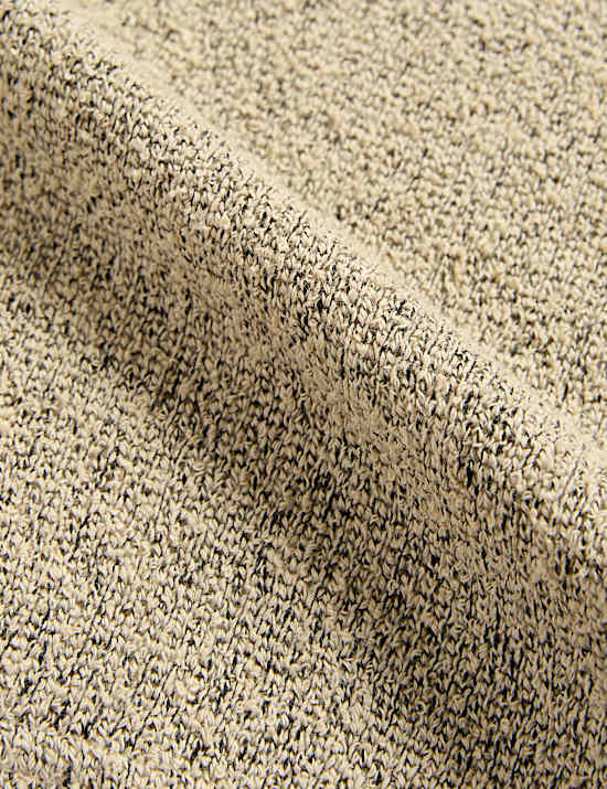 Jersey Knitted V-Neck Midi Column Dress