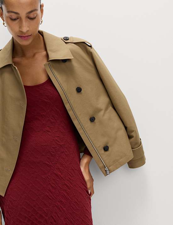 Jersey Textured Scoop Neck Midi Column Dress