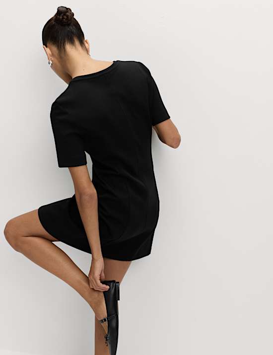 Cotton Rich Jersey Mini Skater Dress