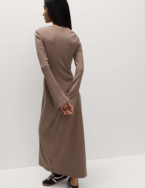 Jersey Cosy Midi Column Dress