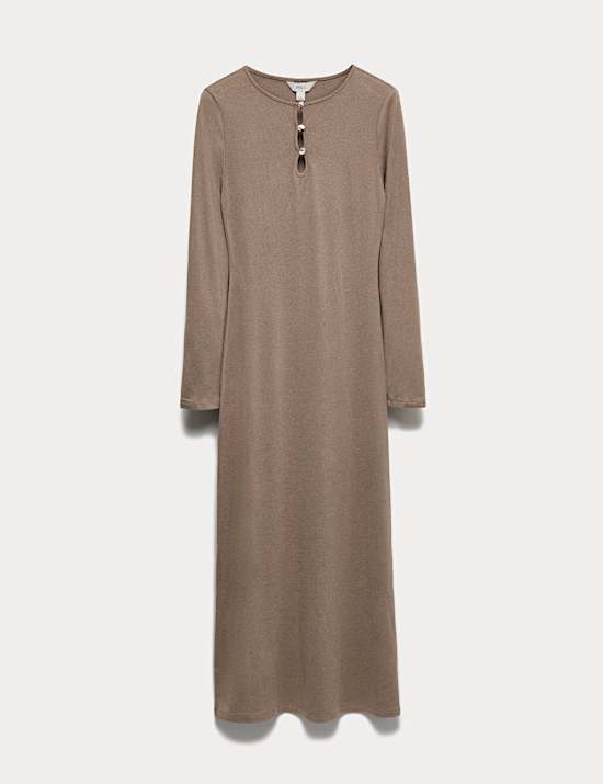 Jersey Cosy Midi Column Dress