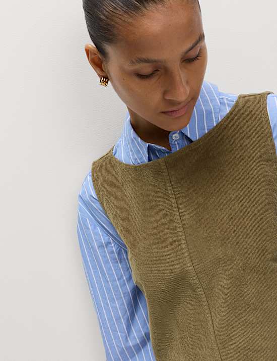 Cotton Rich Mini Shift Dress