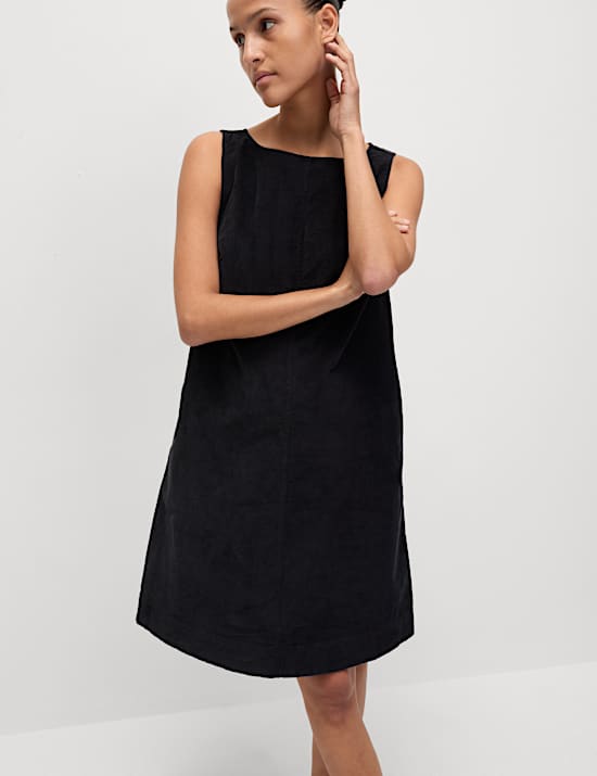 Cotton Rich Mini Shift Dress