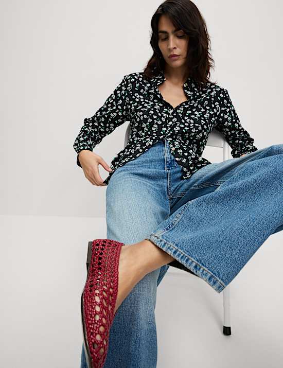 Printed Collared Shirt