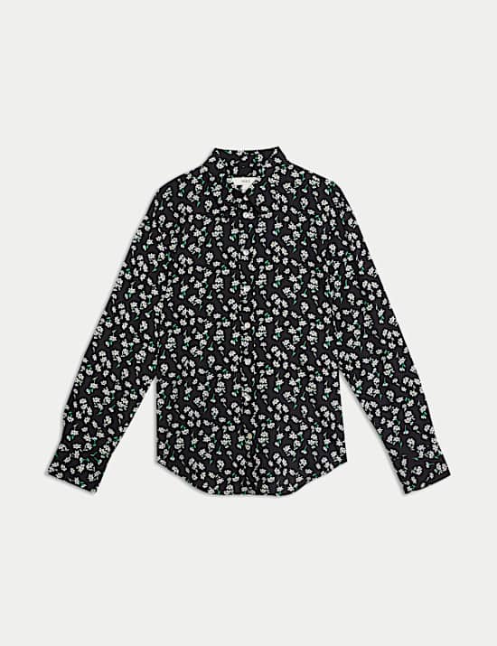 Printed Collared Shirt