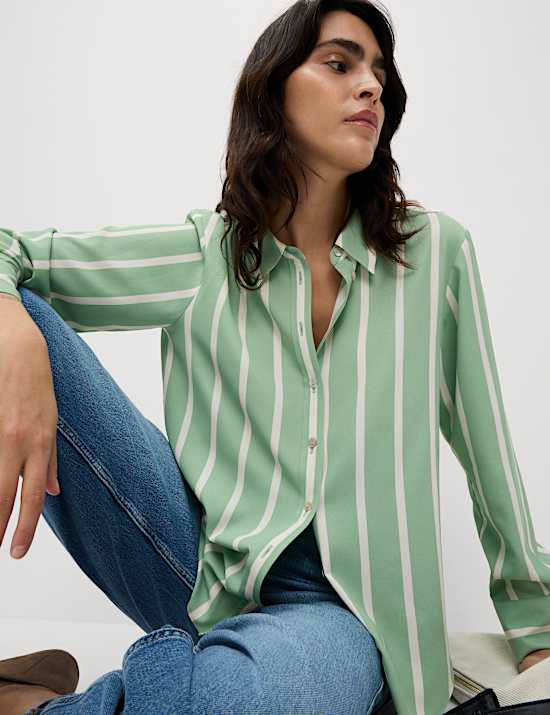 Printed Collared Shirt