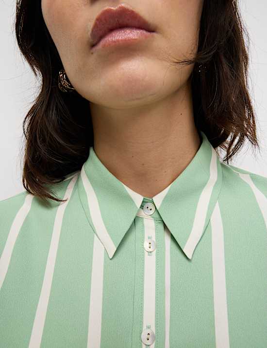 Printed Collared Shirt