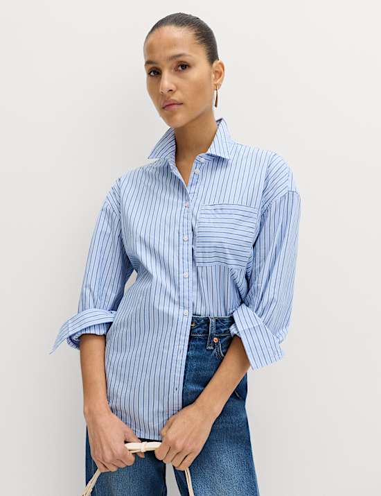Pure Cotton Striped Shirt