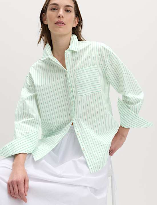Pure Cotton Striped Shirt