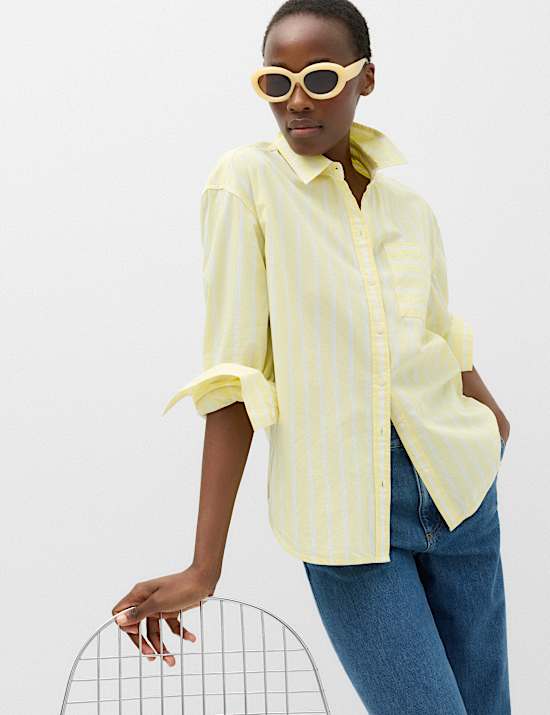 Pure Cotton Striped Shirt