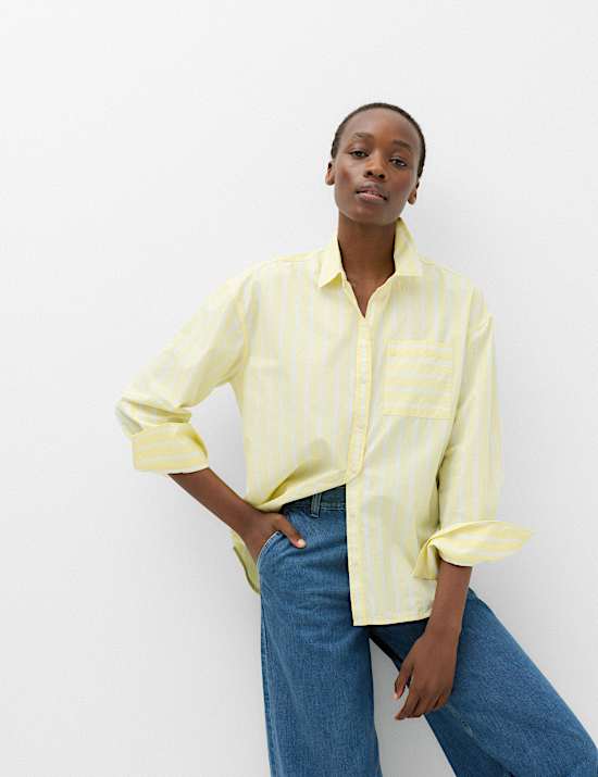 Pure Cotton Striped Shirt