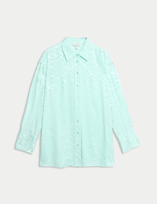 Jacquard Collared Shirt