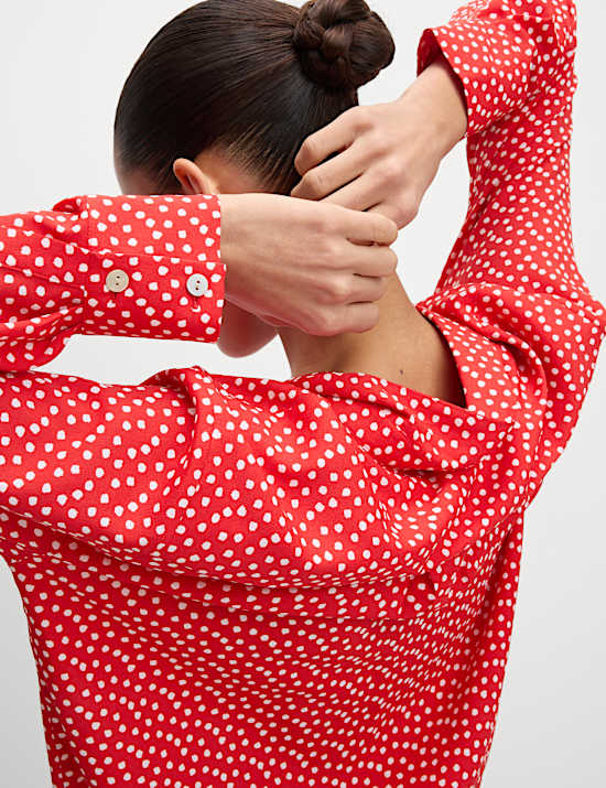 Printed Collared Shirt