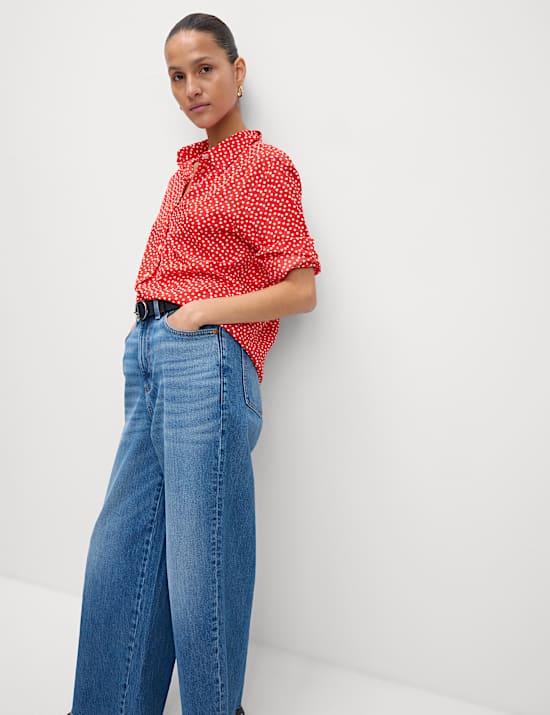 Printed Collared Shirt