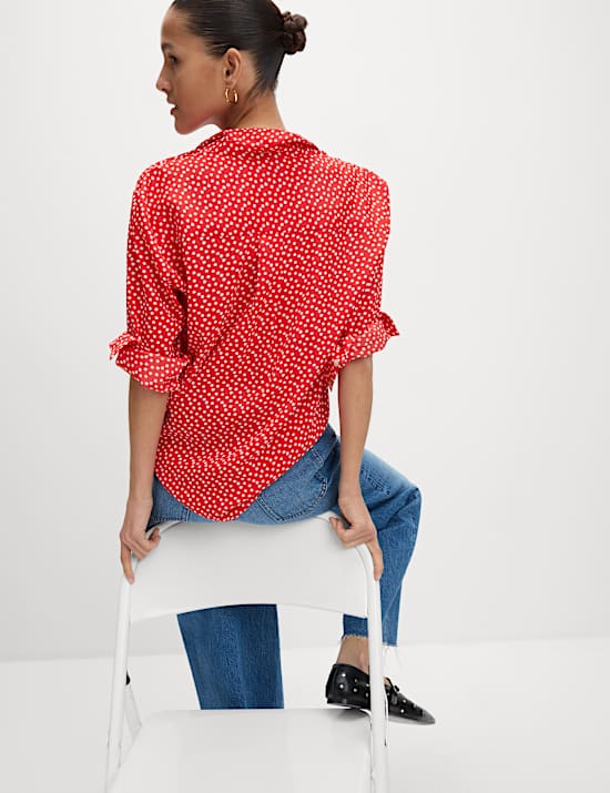 Printed Collared Shirt