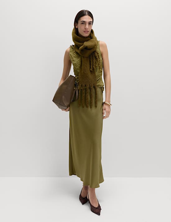 Cotton Rich Textured Hardware Detail Tank Top