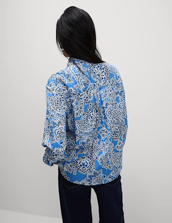 Printed Collared Shirt
