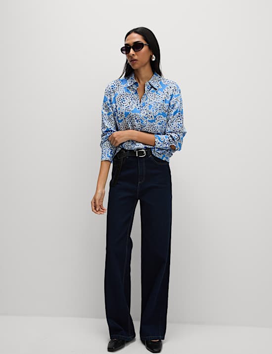 Printed Collared Shirt