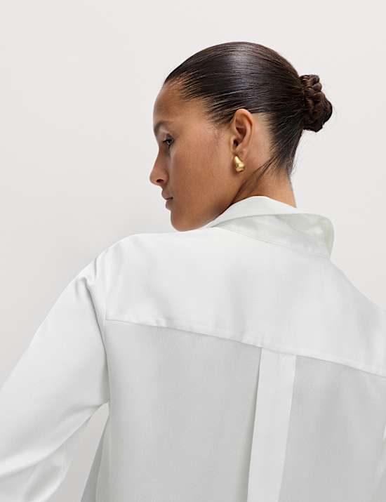 Satin Collared Shirt