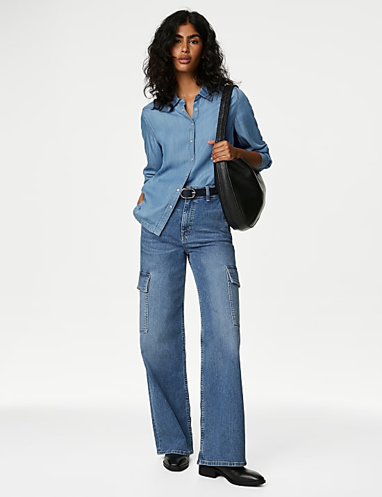 Pure Lyocell&trade; Collared Shirt