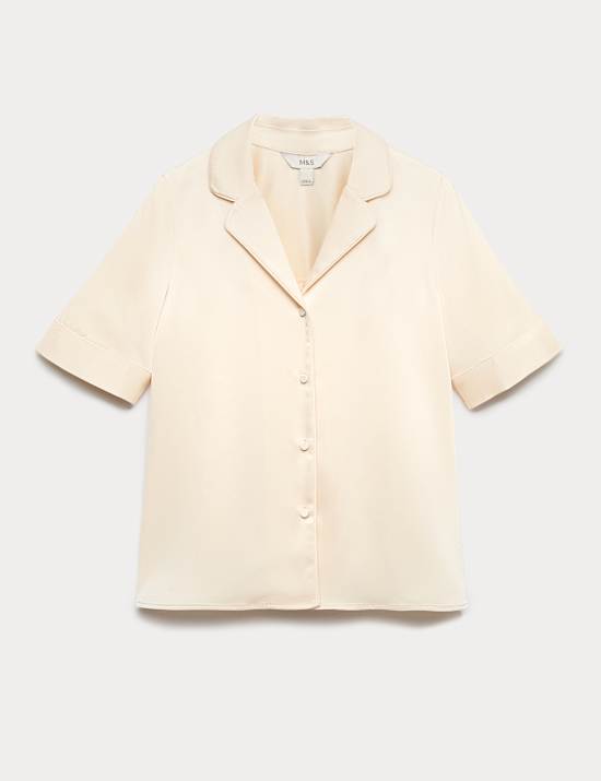 Satin Collared Shirt