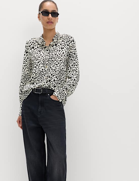 Printed Collared Shirt