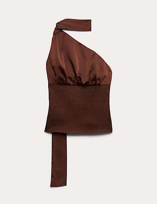 Top &agrave; encolure foulard