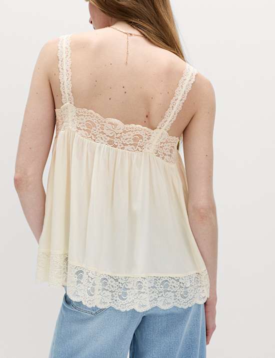 Lace Detail Cami Top