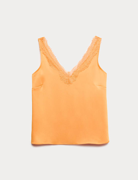 Lace Insert Cami Top