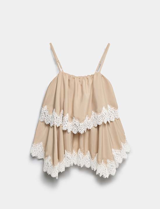 Lace Detail Cami Top
