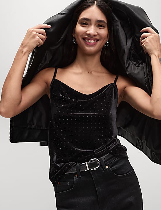 Studded Cami Top