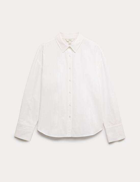 Pure Cotton Button Back Shirt