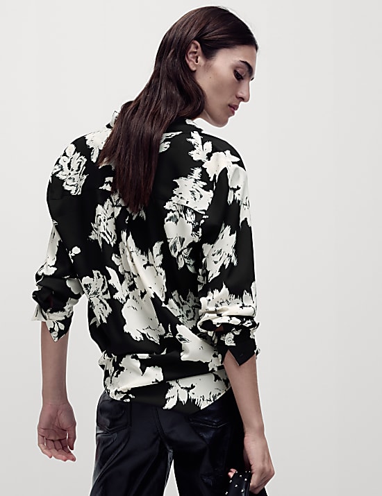 Floral Collared Shirt